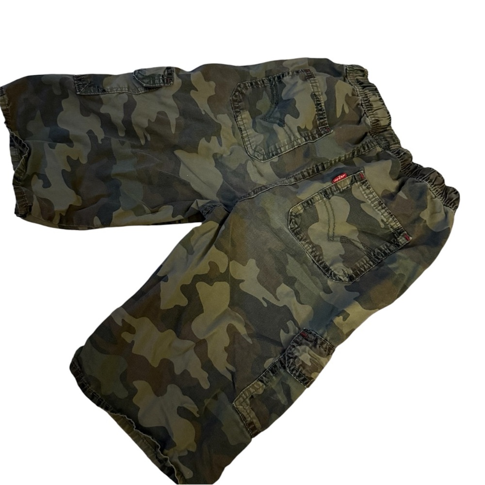 Levi's Kids Camo Camouflage  Cargo Shorts Size 12 Regular